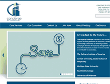 Tablet Screenshot of conciergebyfoodbuy.com